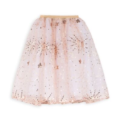 The Embroidered Moon Skirt – Rose gold