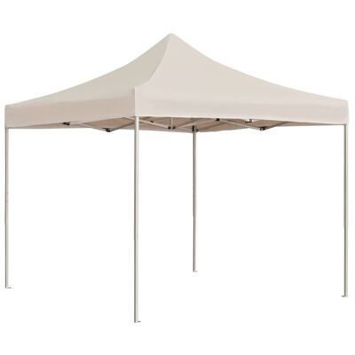 Professional Folding Party Tent Aluminum 9.8'x9.8' Cream
