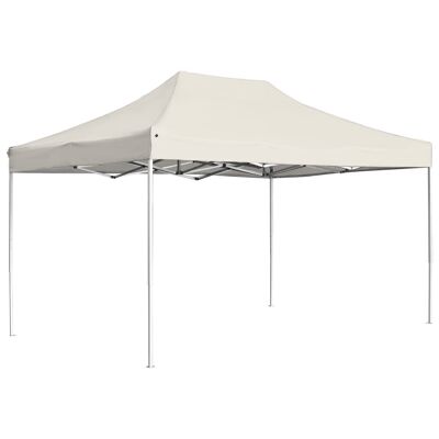 Professional Folding Party Tent Aluminum 14.8'x9.8' Cream