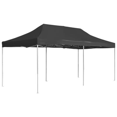 Professional Folding Party Tent Aluminum 19.7'x9.8' Anthracite