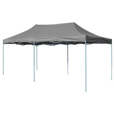 Folding Pop-up Partytent 9.8'x19.7' Anthracite