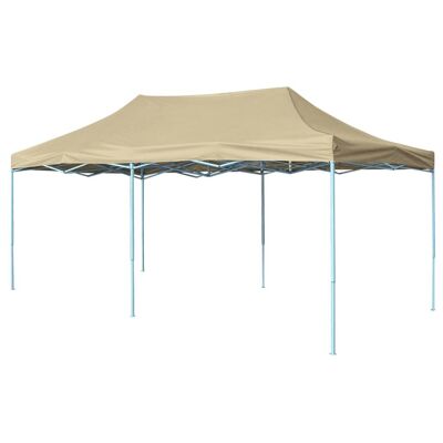 Foldable Tent Pop-Up 9.8'x19.7' Cream White