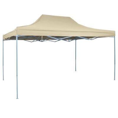 Foldable Tent Pop-Up 9.8'x14.8' Cream White