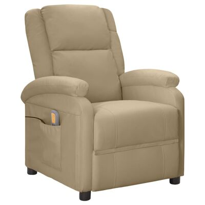 Massage Chair Cappuccino Faux Leather