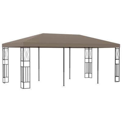 Gazebo 236.2"x118.1" Taupe Fabric