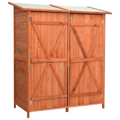 Garden Tool Shed 53.5"x29.5"x63" Solid Firwood