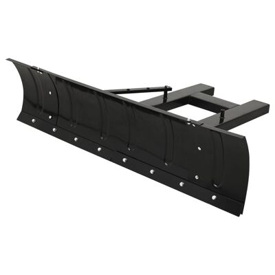 Snow Plough for Forklift 59.1"x15" Black