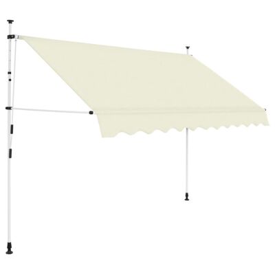 Manual Retractable Awning 98.4" Cream