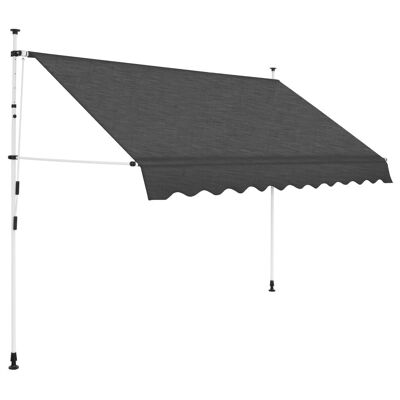 Manual Retractable Awning 98.4" Anthracite