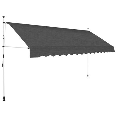 Manual Retractable Awning 157.5" Anthracite