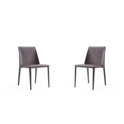 Paris Dining Chair in Grey-Set of 2