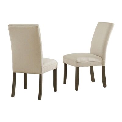 Gwyn Parsons Upholstered Chair, Cream (Set of 2)