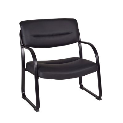 Crusoe Big & Tall Side Chair- Black