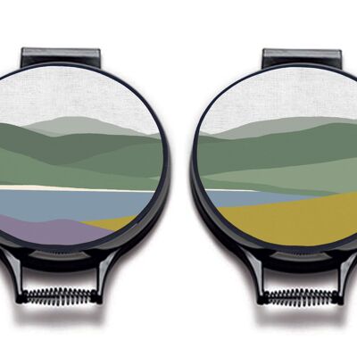 Welsh Hills Heather & Gorse Circular Hob Covers