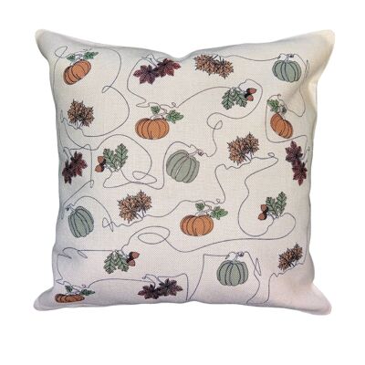 Ink and Hue Autumn Cushion