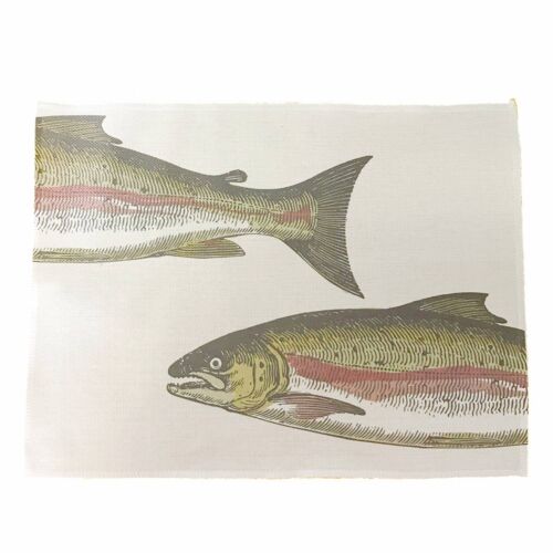 Severn Salmon Placemats (Set of Four)
