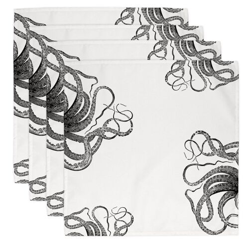 Kraken Can Can Napkins (Set of Four)