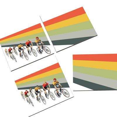 Posavasos de cerámica Cameron Vintage Cycling