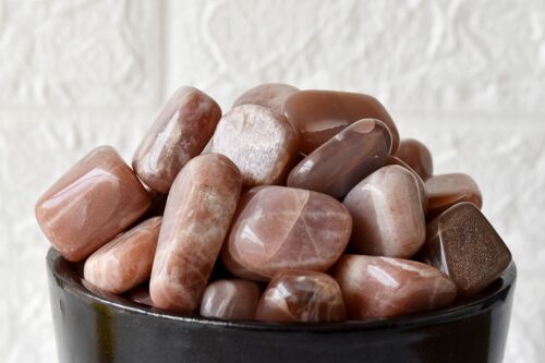 1Pc Multi Moonstone Tumbled Stones ~ Healing Tumbled Stones