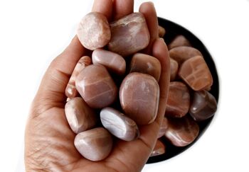 1Pc Multi Moonstone Tumbled Stones ~ Healing Tumbled Stones 6
