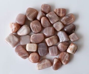 1Pc Multi Moonstone Tumbled Stones ~ Healing Tumbled Stones 9