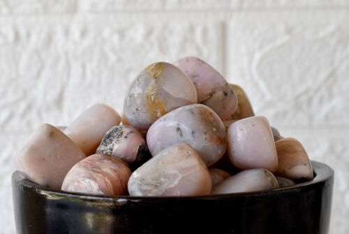 1Pc Pink Opal Tumbled Stone ~ Healing Tumbled Stones