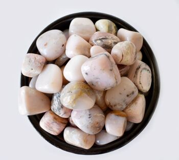 1Pc Pink Opal Tumbled Stone ~ Healing Tumbled Stones 2