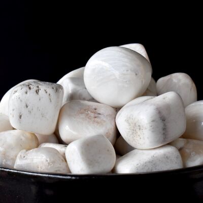 1 pieza de piedras rodadas de escolecita ~ Piedras rodadas curativas