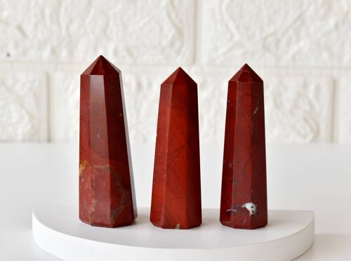 Red Jasper Tower Point (Tranquility and Sense of Grounding)
