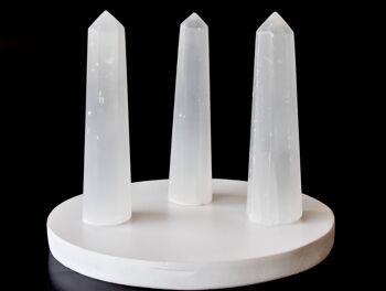 Selenite Tower Point (Insight and Flexibility) 2