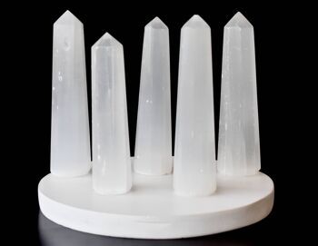 Selenite Tower Point (Insight and Flexibility) 3