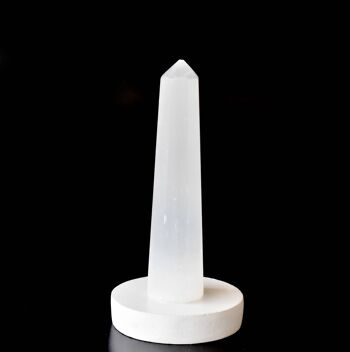 Selenite Tower Point (Insight and Flexibility) 4