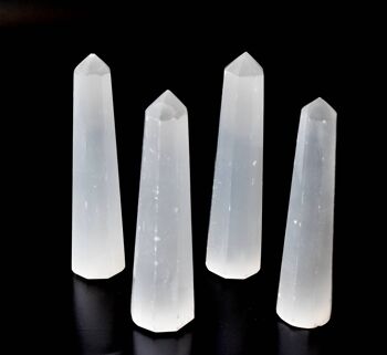 Selenite Tower Point (Insight and Flexibility) 5