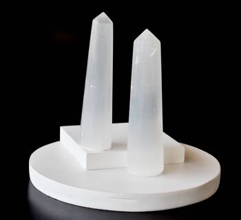 Selenite Tower Point (Insight and Flexibility) 7