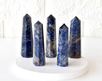 Sodalite Tower Point (Self-Esteem and Self-Acceptance) 4