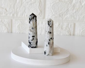 Rainbow Moonstone Tower Point (Creativity and Compassion) 8