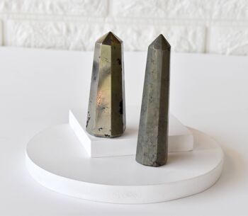 Pyrite Tower Point (Creativity and Strength) 6