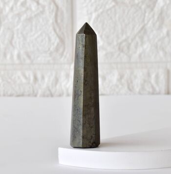Pyrite Tower Point (Creativity and Strength) 8