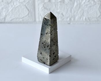 Pyrite Druzy Tower Point (Memory and Wealth) 4