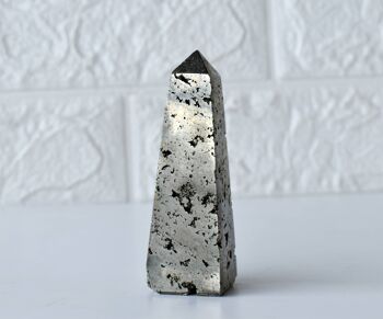 Pyrite Druzy Tower Point (Memory and Wealth) 5