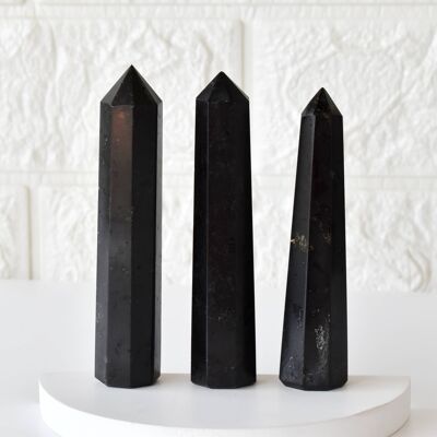 Black Tourmaline Tower Point (Balance and Security)