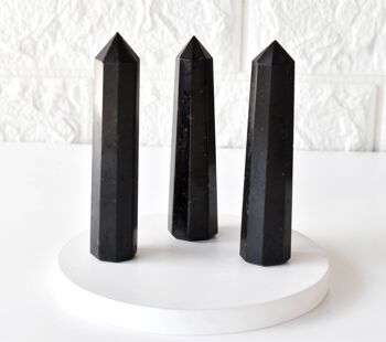 Black Tourmaline Tower Point (Balance and Security) 5