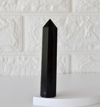 Black Tourmaline Tower Point (Balance and Security) 7