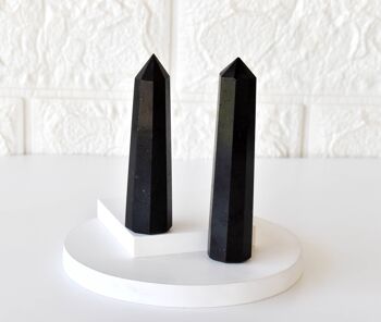 Black Tourmaline Tower Point (Balance and Security) 8