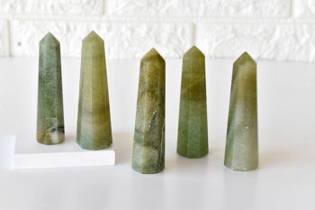 Green Aventurine Tower Point (Leadership and Good Fortune) 5