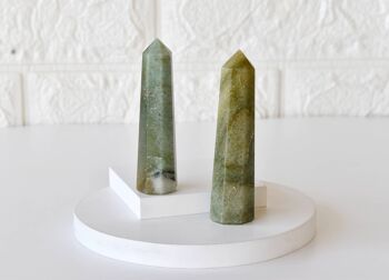 Green Aventurine Tower Point (Leadership and Good Fortune) 6