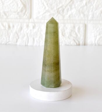 Green Aventurine Tower Point (Leadership and Good Fortune) 7