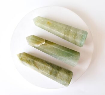 Green Aventurine Tower Point (Leadership and Good Fortune) 9