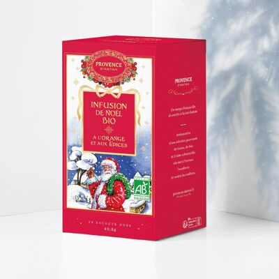 Vintage Sugar Box Nachfüllpackung Bio-Weihnachtsaufguss mit Orange und Gewürzen – 24 Beutel
