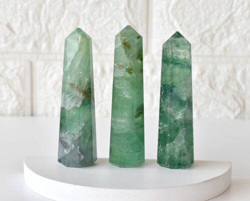 Green Fluorite Tower Point (Spiritual Awakening & Grounding